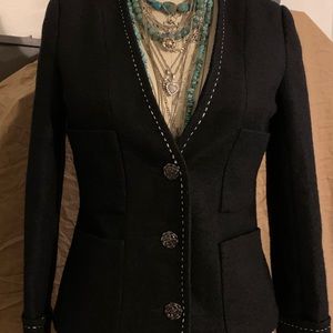 Chanel wool suit coat